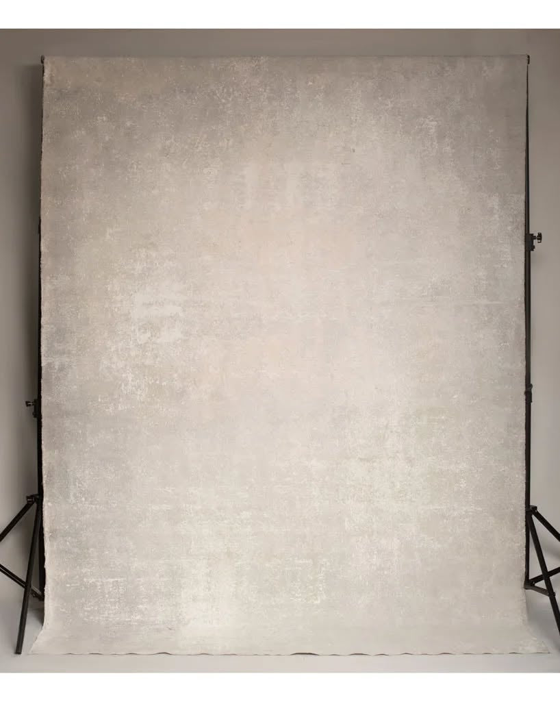 Backdrops: mini hand panted canvas backdrops in different colors