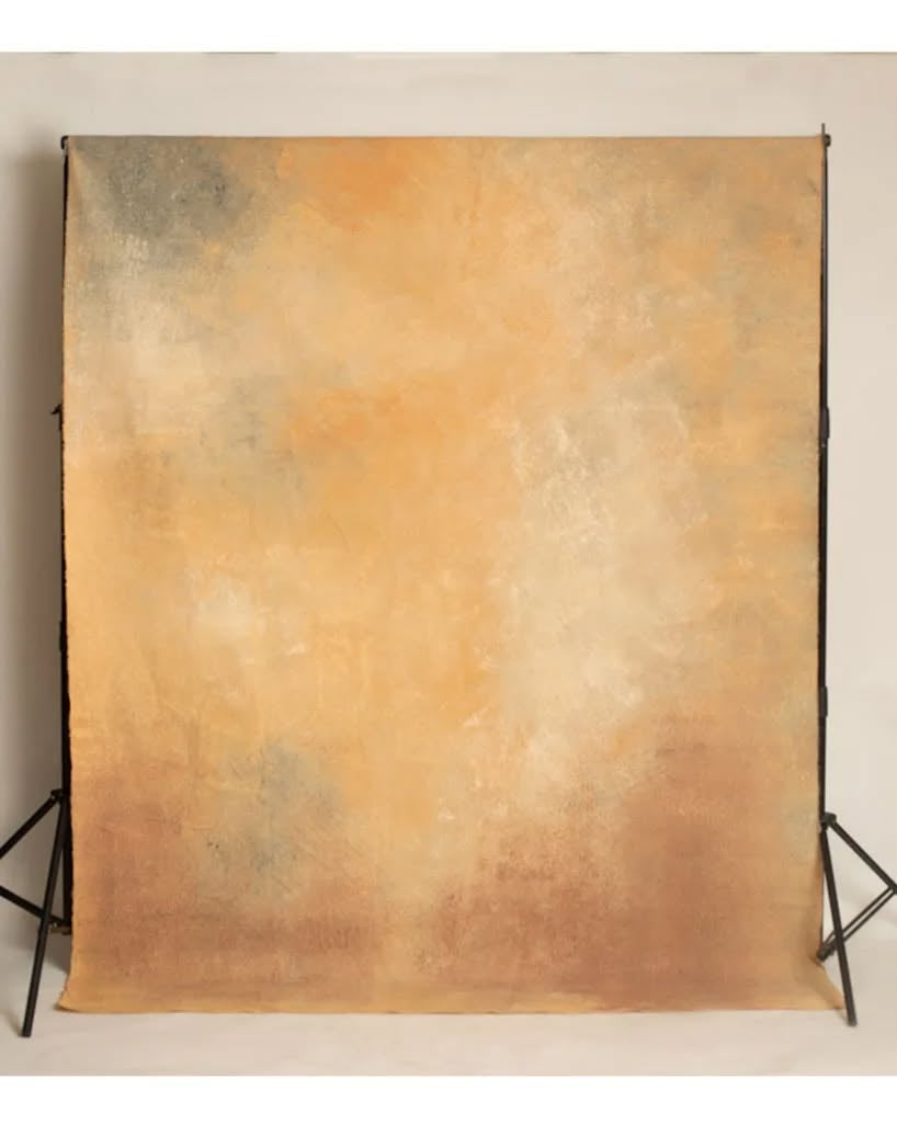 Backdrops: mini hand panted canvas backdrops in different colors