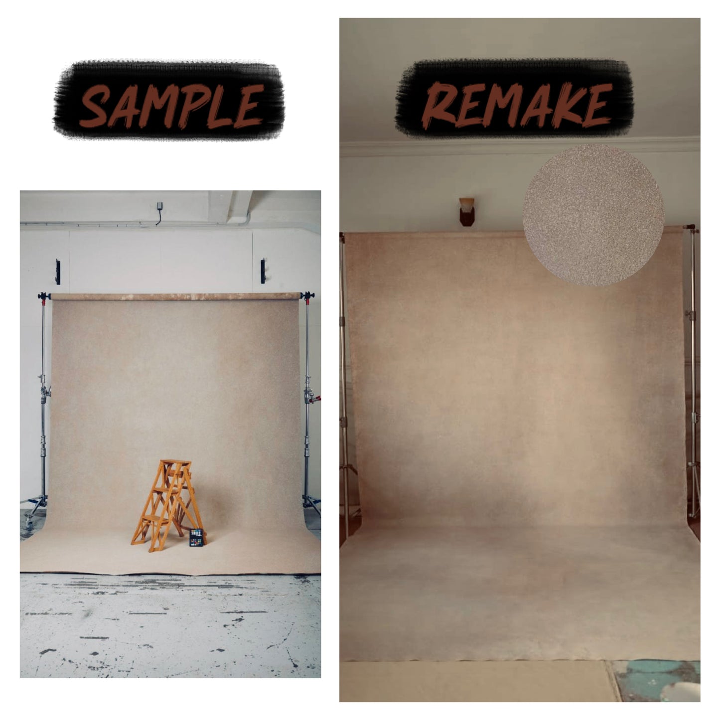 Customize your backdrop