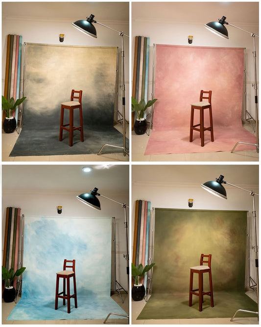 Backdrops: Quality hand painted backdrops 8ft by 12ft