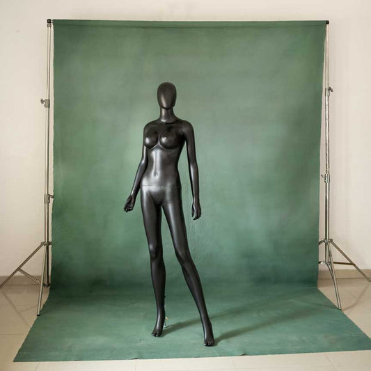 CLEMMS Green hand painted backdrop Color