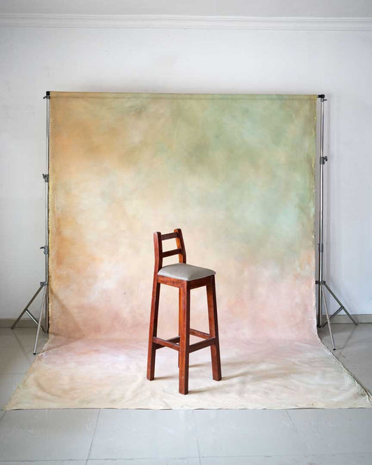 Backdrop: CLEMMS color rainbow 8ft by 12ft hand painted backdrop