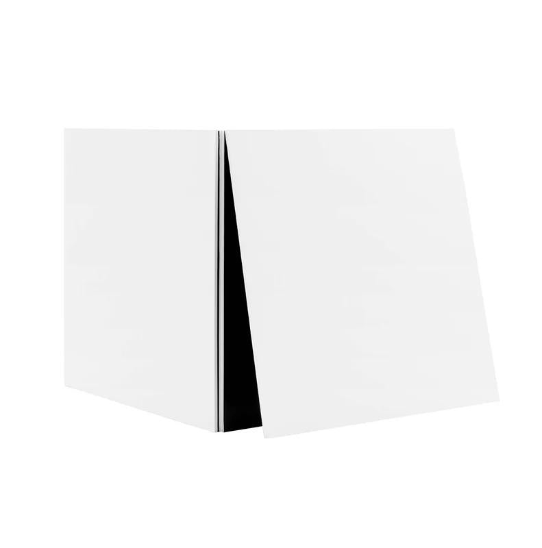 Foldable v Flat light reflector for photography and videography 5.58ft x 6.6ft when fully unfolded. With protective edges to avoid wear and tear.