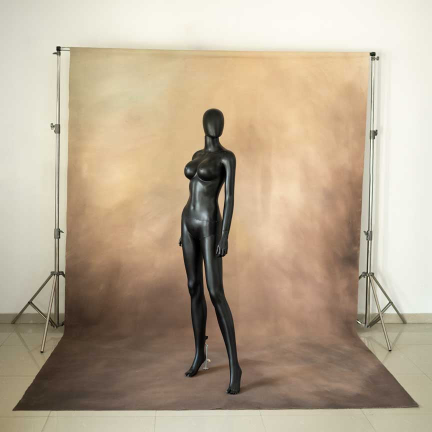 CLEMMS Light Dark clouds Hand painted backdrop Color (brown)